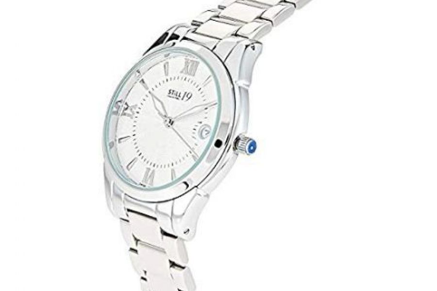 Still 19 - Women's White Dial Solid Stainless Steel Band Watch